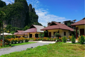 Addjit resort outside view bangalow